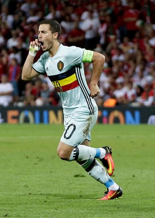 Eden Hazard brilló como la gran figura de Bélgica. Hazard guía a Bélgica a los cuartos de final