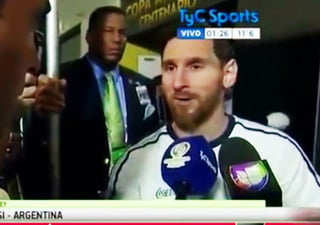 Messi fue el jugador más afectado con la derrota de su selección. (YOUTUBE)