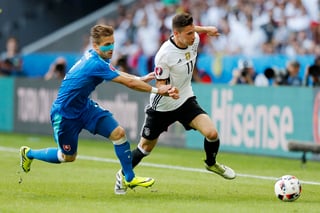Draxler fue el motor de Alemania contra la selección de Eslovaquia. (AP)