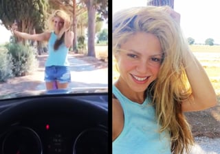 Shakira publicó la selfie final y el video 'detrás de cámaras'. (ESPECIAL)