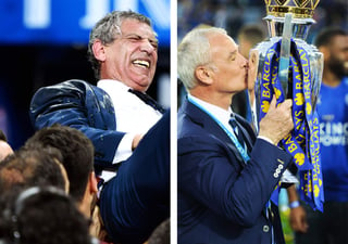 Santos y Ranieri dirigieron a la Selección de Grecia, uno sustituyendo al otro, los dos no tuvieron buenos resultados y terminaron marchándose, después triunfarían. (ARCHIVO)