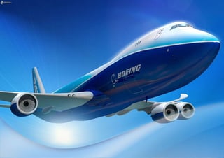 Aviones. La firma Boeing registró 321 pedidos comerciales netos hasta 2016. 
