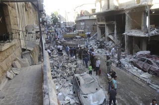Destrucción. La zona ha sufrido intensos combates entre extremistas, fuerzas sirias y aliados. 