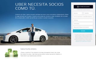 Convocatoria. A partir de hoy Uber en La Laguna  empieza a reclutar a personas que se interesen en ser choferes-asociados. (WWW.SOCIOS-LAGUNA.COM)