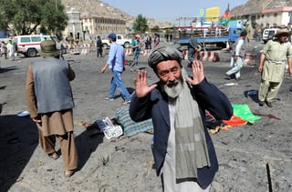 Sin piedad. Al menos 80 personas murieron por la explosión de artefactos explosivos durante una marcha de protesta en Kabul.