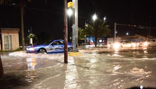 Agua. La precipitación en Torreón fue de 92.8 milímetros, según reportó la Estación Meteorológica.   (JESÚS GALINDO) 
