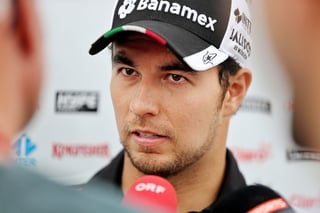 Sergio 'Checo' Pérez arrancará en el noveno lugar en el Gran Premio de Alemania. (AP)