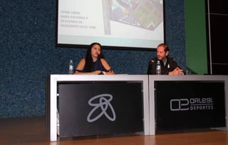 María Fernanda Reséndiz, de Uber México, y Manuel Portilla, de Santos Laguna, dieron el anuncio de la alianza. Habrá Uber para partidos del Santos
