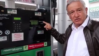 López Obrador criticó el nuevo aumento en los precios de gasolinas. (FACEBOOK) 
