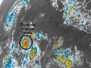 Los expertos prevén que Ivette alcance la categoría de huracán este jueves. (ESPECIAL)