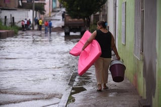 Clima. En el municipio de Durango son 20 las colonias afectadas por las lluvias.