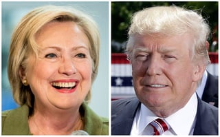 Clinton lidera sobre Trump los estados de Virginia, Iowa y Colorado. (ARCHIVO)