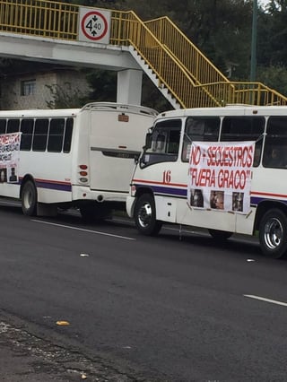 La caravana demanda la dimisión del gobernador Graco Ramírez. (TWITTER) 
