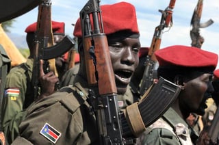Riesgos. La paz en Sudán del  Sur todavía está amenazada y podría desplomarse.