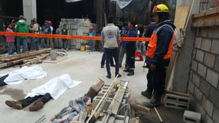 El accidente ocurrió en la construcción en Tlalpan.