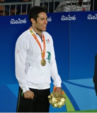 El judoca mexicano Eduardo Ávila consiguió la segunda medalla de oro para la delegación mexicana en los Juegos Paralímpicos. (CORTESÍA)