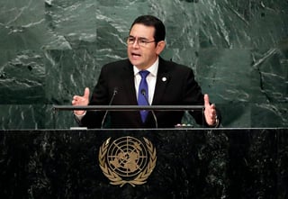 En su primera intervención ante una Asamblea General de la ONU desde que asumió el poder en enero pasado, Morales ratificó el compromiso de su gobierno con la transparencia en el manejo del dinero público. (EFE)
