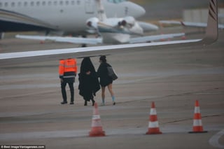 Kim Kardashian ya abandonó París tras ser víctima de robo. (DAILYMAIL.CO.UK)