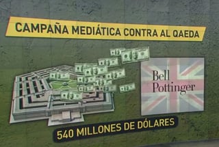 Se corroboraron transacciones por hasta 540 millones de dólares entre el Pentágono y esta empresa, llamada Bell Pottinger. (RT)