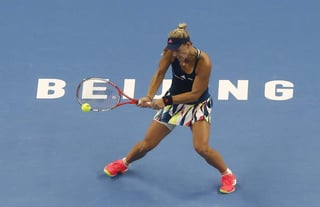 Kerber, vigente ganadora de los Abiertos de Estados Unidos y Australia, continuará sin estrenar con un título su posición de mandamás en el ranking de la Asociación Femenil de Tenis. 