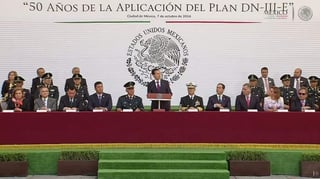 Tras el ataque del crimen organizado, el presidente Enrique Peña Nieto respaldó a las fuerzas armadas. (TWITTER)