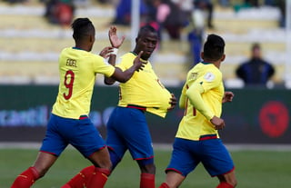 Enner Valencia anotó los dos goles de Ecuador en el empate ante Bolivia. (AP)