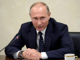 El presidente de Rusia, Vladimir Putin, habló ayer en un foro dedicado al deporte. (AP)