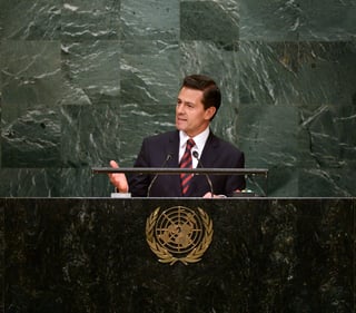 El presidente Peña Nieto dijo que México respaldará a Guterres en su nueva responsabilidad dentro del organismo internacional. (ARCHIVO) 