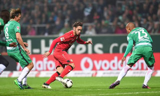 Bayer Leverkusen perdió 2-1 como visitante ante Werder Bremen. (EFE)