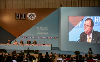 Arranque. Ban Ki-moon; el presidente de la Asamblea General de las Naciones Unidas, participó en la Conferencia.