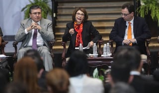 Crítica. 'Ya me quejé', dijo la senadora Angélica de la Peña Gómez por el atraso en las reforma.