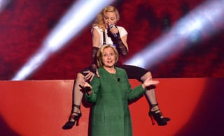 Apoyo. La cantante está de lado de Hillary Clinton.