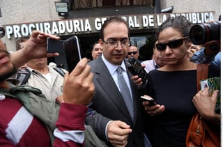Plan. El fiscal federal Rojas Esquivel describió el esquema de presuntos desvíos de Duarte.