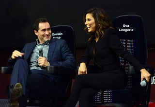 Eva Longoria participó ayer en el Festival Internacional de Cine de Morelia. (NOTIMEX) 
