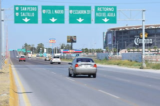 Vigilancia. Se reforzará el ' Operativo Radar' en la Autopista a San Pedro para multar a conductores  con exceso de velocidad. El sábado en la tarde dos jóvenes perecieron en accidente. (Fernando Compeán) 