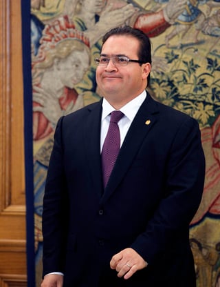 Al concluir la sesión de dicha instancia, el senador Arturo Zamora afirmó que Duarte ya no es miembro del Partido Revolucionario Institucional (PRI) y se dará de baja del padrón de la militancia. (ARCHIVO)