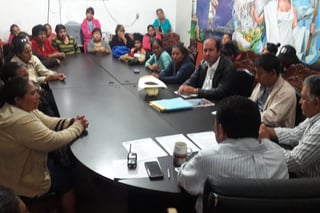 Planteamientos. Integrantes de Antorcha Campesina, pidieron respuesta a las autoridades. (MARY VÁZQUEZ)