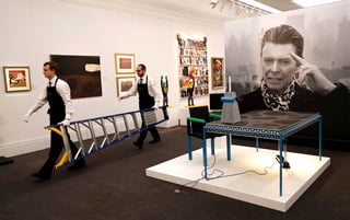  La casa de subastas Sotheby's de Londres bautizó la exposición como 'Bowie/Collector'. (AP)