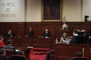 Los cinco candidatos comparecerán el lunes 14 de noviembre ante el Pleno de la Corte para ser evaluados por los ministros. (ARCHIVO)