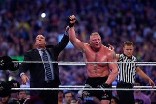 Brock Lesnar luchará ante Rusev el próximo sábado. (Archivo)