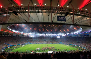 El estadio de Maracaná, en Brasil, durante la final de la Copa del Mundo de 2014.  (AP)