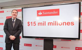 En México. El presidente ejecutivo de Santander México, Héctor Grisi Checa, aseguró que buscan consolidar al banco. 