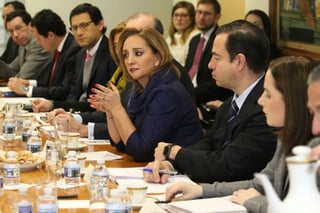 La cancillería informó que Ruiz Massieu sostuvo reuniones con líderes clave del Congreso. (TWITTER)
