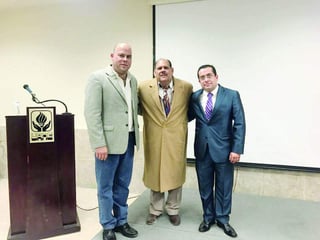 Lic. Francisco Ramos, Dr. Francisco López y Lic. Gilberto Silva.