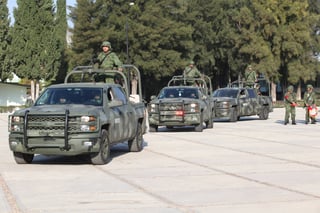 'Banderazo'. La mañana de ayer se llevó a cabo el 'banderazo' formal del arranque de las Bases de Operación Mixta (BOM).