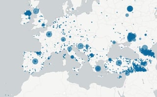 En el mapa se muestra dónde ocurrieron los ataques terroristas. (EL PAÍS)