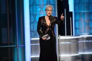 Meryl Streep criticó a Donald Trump en su discurso en los Globos de Oro. (EFE) 