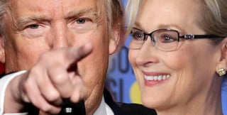 El presidente electo respondió al discurso que ofreció ayer Meryl Streep en los Globos de Oro. (ARCHIVO) 
