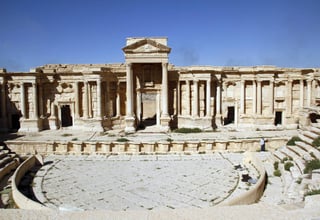 Daños. El Estado Islámico realizó daños severos a un teatro romano de Palmira, informó ayer el gobierno sirio. (EFE)