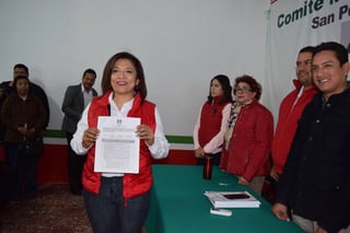 Proceso. Exdiputada local, Ana Isabel Durán, solicitó su registro como precandidata a la alcaldía